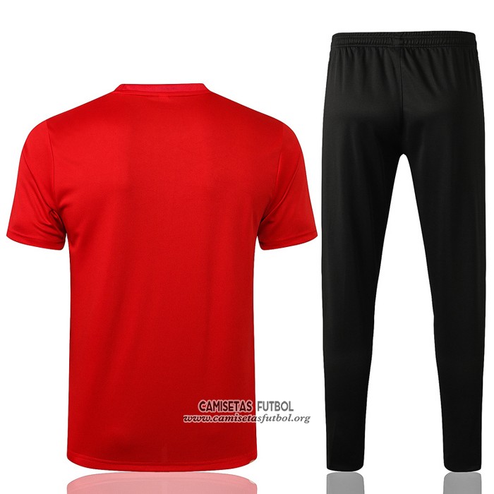 Chandal del Paris Saint-Germain Manga Corta 2021/2022 Rojo